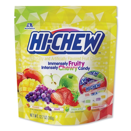 Hi-Chew Fruit Chews, Original Stand Up Pouch, 12.7 oz, PK6, 6PK MOR00837